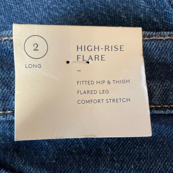 Target high waited long flare jeans - Picture 3 of 5